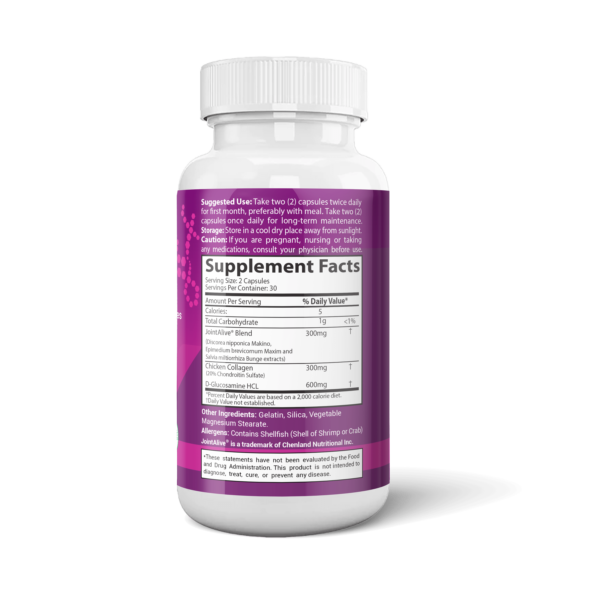 Joint free supplement facts